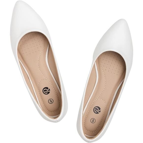 Shoes - Women's Flats Classic Pointed Toe Ballet Flats Casual Comfort Slip On